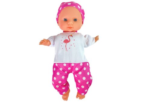 Lalka Bobas Różowa Piżama w Kropki 30 cm Lalka Bobas Różowa Piżama w Kropki 30 cm