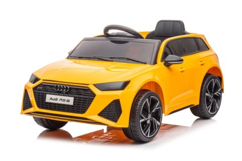 Pojazd na Akumulator Audi RS6 BRD-2118 Żółty Pojazd na Akumulator Audi RS6 BRD-2118 Żółty