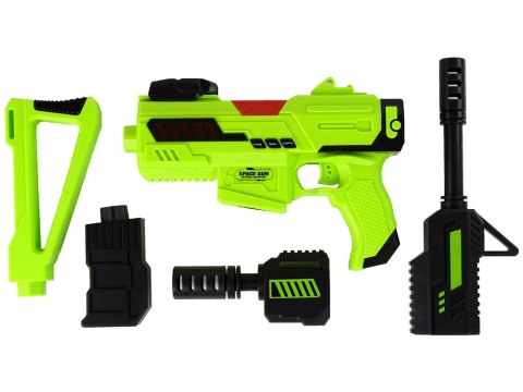 Karabin Pistolet Dźwięk Muzyka Światła Zielony Żółty Karabin Pistolet Dźwięk Muzyka Światła Zielony Żółty