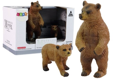 Zestaw 2 Figurek Niedźwiedź Brunatny z Młodym Zestaw 2 Figurek Niedźwiedź Brunatny z Młodym