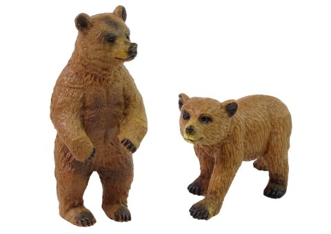 Zestaw 2 Figurek Niedźwiedź Brunatny z Młodym Zestaw 2 Figurek Niedźwiedź Brunatny z Młodym