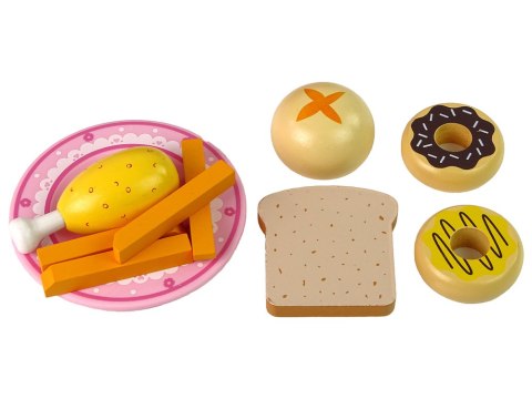 Drewniana Kuchenka Mikrofalowa Mikrofalówka Jedzenie Różowa Drewniana Kuchenka Mikrofalowa Mikrofalówka Jedzenie Różowa