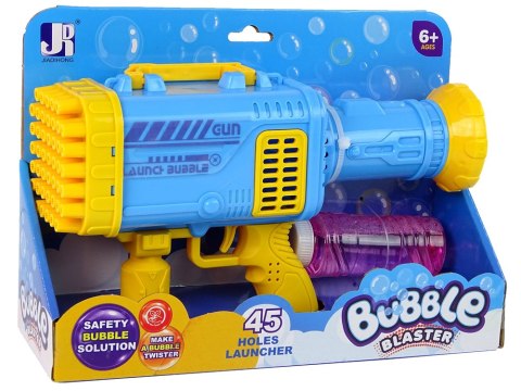 Pistolet Do Baniek Mydlanych Maszynka Bazooka 45 Otworów Pistolet Do Baniek Mydlanych Maszynka Bazooka 45 Otworów