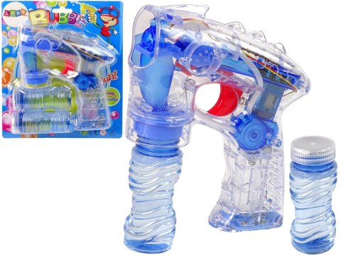Pistolet Do Baniek Mydlanych Światła Diody Przezroczysty Pistolet Do Baniek Mydlanych Światła Diody Przezroczysty