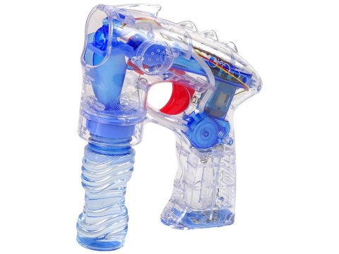 Pistolet Do Baniek Mydlanych Światła Diody Przezroczysty Pistolet Do Baniek Mydlanych Światła Diody Przezroczysty