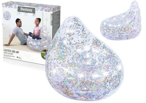 Dmuchany Fotel Brokatowy 72 x 72 x 64 cm Bestway 75105 Dmuchany Fotel Brokatowy 72 x 72 x 64 cm Bestway 75105