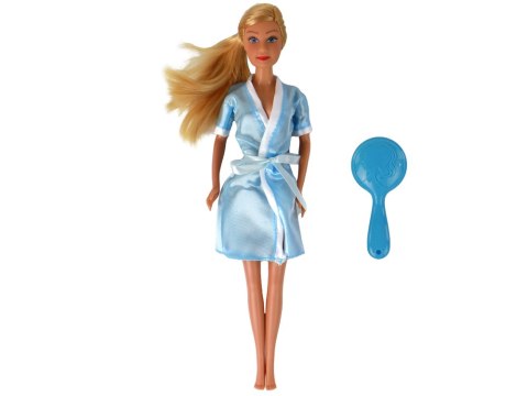 Lalka Dla Dzieci Długie Blond Włosy Szlafrok Niebieski Wanna Łazienka Lalka Dla Dzieci Długie Blond Włosy Szlafrok Niebieski Wanna Łazienka