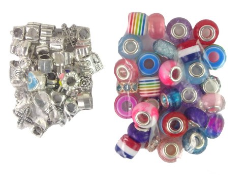Zestaw Do Robienia Bransoletek DIY 90 Koralików Zestaw Do Robienia Bransoletek DIY 90 Koralików