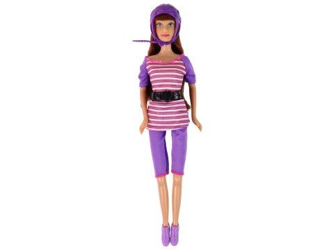 Zestaw Lalek Lucy Purpurowy Hulajnoga Deskorolka Kaski Zestaw Lalek Lucy Purpurowy Hulajnoga Deskorolka Kaski