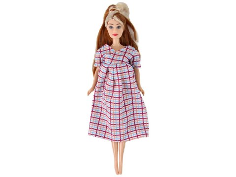 Zestaw Lalka Lucy W Ciąży Niemowlę Wózek Długie Brązowe Włosy Zestaw Lalka Lucy W Ciąży Niemowlę Wózek Długie Brązowe Włosy