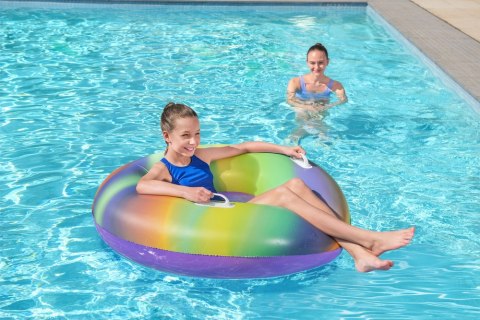 Dmuchane Koło 119 cm Tęcza Bestway 36352 Dmuchane Koło 119 cm Tęcza Bestway 36352