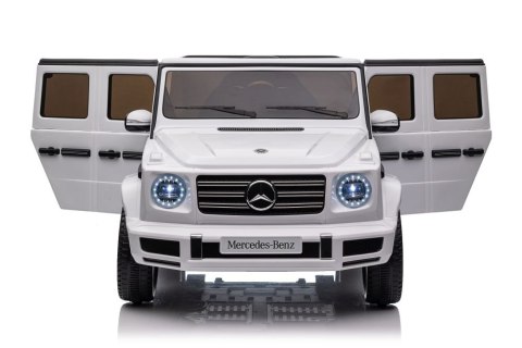 Pojazd Na Akumulator Mercedes G500 Biały 4x4 Pojazd Na Akumulator Mercedes G500 Biały 4x4