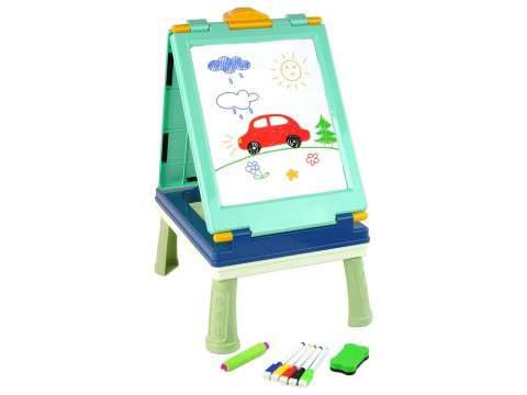 Tablica 3w1 Dwustronna Stolik Do Gier Chińczyk Miętowy Tablica 3w1 Dwustronna Stolik Do Gier Chińczyk Miętowy