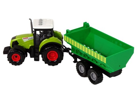 Zestaw Traktor z Maszynami Przyczepa Cysterna Dźwięki LED Zestaw Traktor z Maszynami Przyczepa Cysterna Dźwięki LED