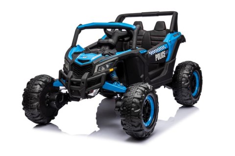 Auto Na Akumulator Buggy JH-105 Niebieskie Policyjne 24V 4x4 Auto Na Akumulator Buggy JH-105 Niebieskie Policyjne 24V 4x4