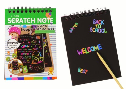 Zdrapywanka Notes Dla Dzieci Zielony Zdrapywanka Notes Dla Dzieci Zielony