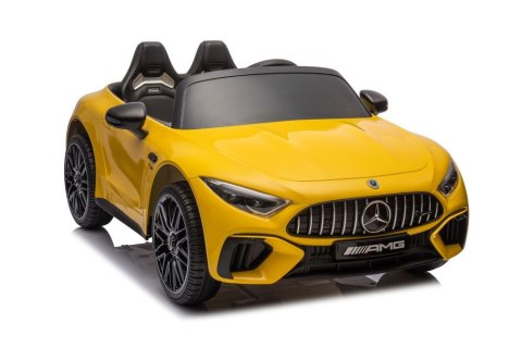 Auto Na Akumulator Mercedes AMG SL63 Żółty Lakierowany Auto Na Akumulator Mercedes AMG SL63 Żółty Lakierowany