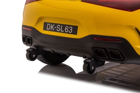 Auto Na Akumulator Mercedes AMG SL63 Żółty Lakierowany Auto Na Akumulator Mercedes AMG SL63 Żółty Lakierowany