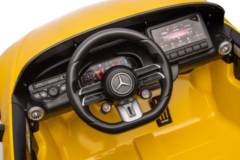 Auto Na Akumulator Mercedes AMG SL63 Żółty Lakierowany Auto Na Akumulator Mercedes AMG SL63 Żółty Lakierowany