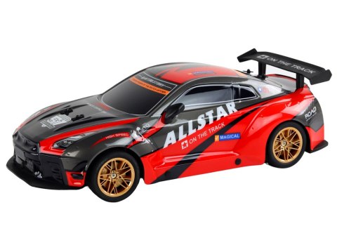 Duże Auto Sportowe Zdalnie Sterowane 1:10 Czerwone Duże Auto Sportowe Zdalnie Sterowane 1:10 Czerwone