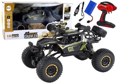 Duże Auto Zdalnie Sterowane W Skali 1:8 Sterowanie 2.4G Czarne Duże Auto Zdalnie Sterowane W Skali 1:8 Sterowanie 2.4G Czarne