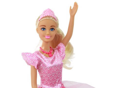Lalka Dla Dzieci Anlily Księżniczka Długie Blond Włosy Tiara Różowa Suknia Lalka Dla Dzieci Anlily Księżniczka Długie Blond Włosy Tiara Różowa Suknia