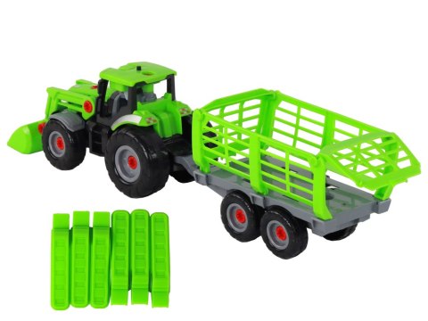 Traktor Ciągnik Do Skręcenia DIY Z Naczepą Maszyna Rolnicza Wkrętak Traktor Ciągnik Do Skręcenia DIY Z Naczepą Maszyna Rolnicza Wkrętak
