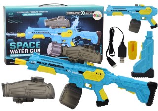 Karabin Pistolet Na Wodę Automat M416 Niebieski Akumulatorowy