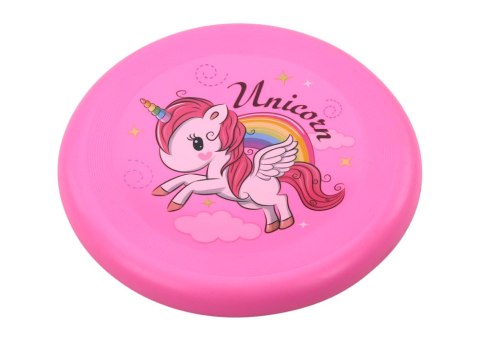 Latający Dysk Frisbee Jednorożec Różowy 20cm Latający Dysk Frisbee Jednorożec Różowy 20cm