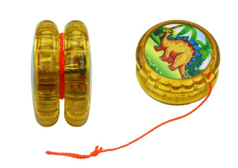Zabawka Zręcznościowa Jojo Świecące Dinozaury 4 Kolory Zabawka Zręcznościowa Jojo Świecące Dinozaury 4 Kolory