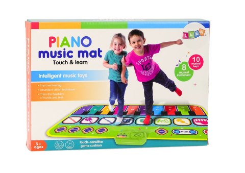 Mata Taneczna Interaktywna Pianinko Instrumenty 60cm x 30cm Mata Taneczna Interaktywna Pianinko Instrumenty 60cm x 30cm