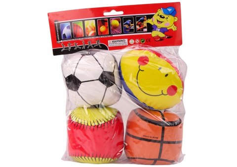 Miękkie Piłki Sportowe Koszykówka Rugby Piłka Nożna Baseball Zestaw 4ele. Miękkie Piłki Sportowe Koszykówka Rugby Piłka Nożna Baseball Zestaw 4ele.
