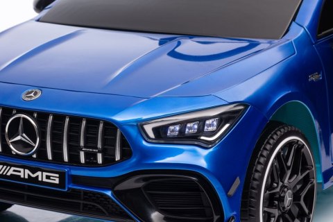 Auto Na Akumulator Mercedes CLA 45s AMG Niebieski Lakierowany 4x4 Auto Na Akumulator Mercedes CLA 45s AMG Niebieski Lakierowany 4x4