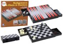 Zestaw Gier 3w1 Plansza Magnetyczna Szachy Warcaby Backgammon Zestaw Gier 3w1 Plansza Magnetyczna Szachy Warcaby Backgammon