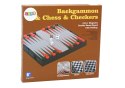 Zestaw Gier 3w1 Plansza Magnetyczna Szachy Warcaby Backgammon Zestaw Gier 3w1 Plansza Magnetyczna Szachy Warcaby Backgammon