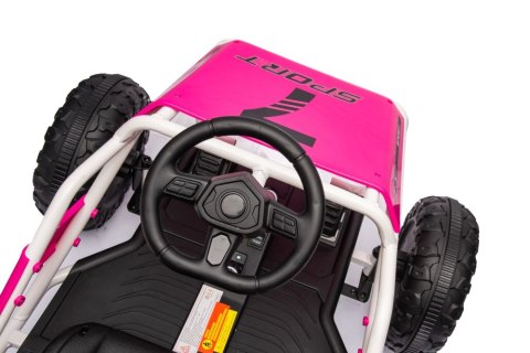 Auto Na Akumulator Buggy A8812 Różowe 24V Auto Na Akumulator Buggy A8812 Różowe 24V