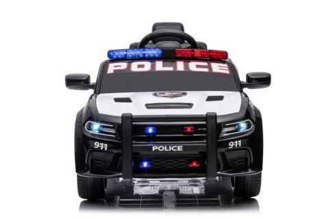 Auto Na Akumulator Dodge Charger Policyjny Biało- Czarny Auto Na Akumulator Dodge Charger Policyjny Biało- Czarny