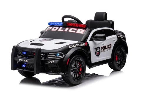 Auto Na Akumulator Dodge Charger Policyjny Biało- Czarny Auto Na Akumulator Dodge Charger Policyjny Biało- Czarny
