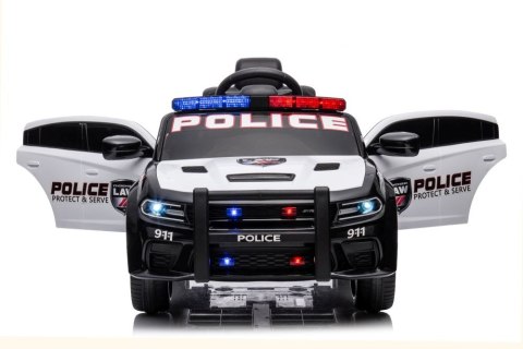 Auto Na Akumulator Dodge Charger Policyjny Biało- Czarny Auto Na Akumulator Dodge Charger Policyjny Biało- Czarny