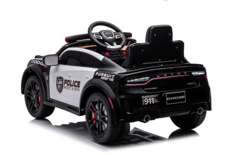 Auto Na Akumulator Dodge Charger Policyjny Biało- Czarny Auto Na Akumulator Dodge Charger Policyjny Biało- Czarny