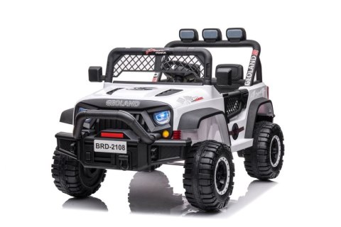 Auto Na Akumulator Jeep Geoland BRD-2108 Biały 24V 4x4 Auto Na Akumulator Jeep Geoland BRD-2108 Biały 24V 4x4