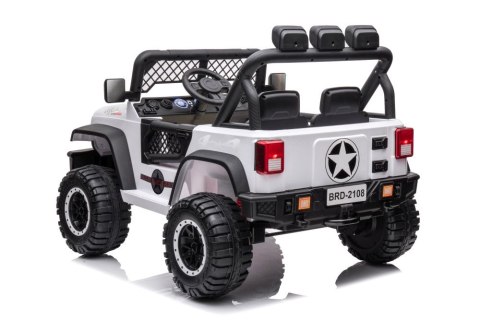 Auto Na Akumulator Jeep Geoland BRD-2108 Biały 24V 4x4 Auto Na Akumulator Jeep Geoland BRD-2108 Biały 24V 4x4