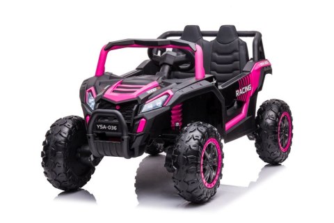 Auto Na Akumulator YSA036 Różowy 4x4 Auto Na Akumulator YSA036 Różowy 4x4