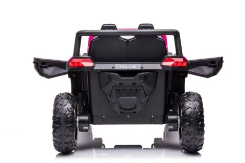 Auto Na Akumulator YSA036 Różowy 4x4 Auto Na Akumulator YSA036 Różowy 4x4
