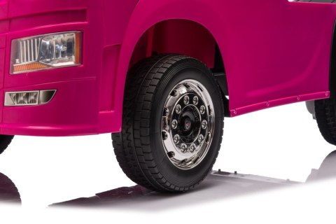 Auto Na Akumulator Scania 500R HL698 Różowe 4x4 Auto Na Akumulator Scania 500R HL698 Różowe 4x4