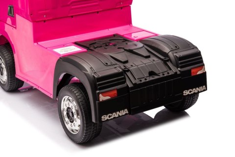 Auto Na Akumulator Scania 500R HL698 Różowe 4x4 Auto Na Akumulator Scania 500R HL698 Różowe 4x4