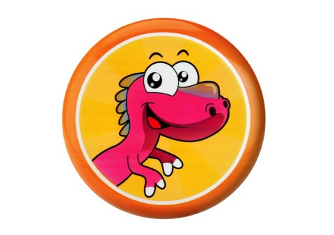Dysk Latający Frisbee z Dinozaurem Pomarańczowy 20 Cm Dysk Latający Frisbee z Dinozaurem Pomarańczowy 20 Cm