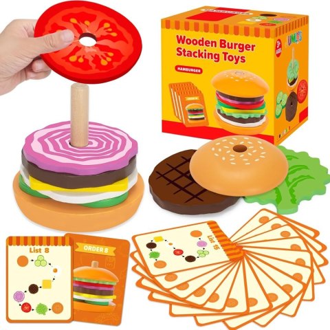 Hamburger Drewniany 8 El Karty Z Przepisami 10 Szt Hamburger Drewniany 8 El Karty Z Przepisami 10 Szt