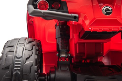 Quad Can Am Outlander ATV z Pilotem Czerwony
