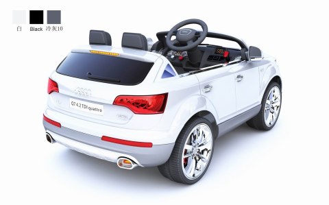 ORYGINALNE AUDI Q7 DWA SILNIKI, AMORTYZATORY PILOT, LICENCJA, 3 PRĘDKOŚCI ORYGINALNE AUDI Q7 DWA SILNIKI, AMORTYZATORY PILOT, LICENCJA, 3 PRĘDKOŚCI